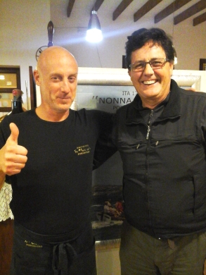 Alberto. The chef and owner of our favourite Portoscuso restaurant, Sa Musciara.