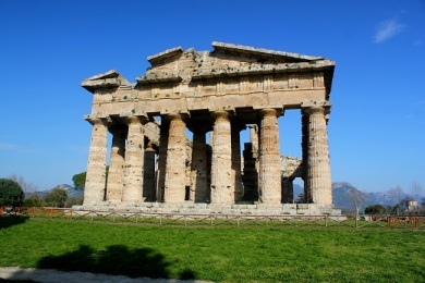 3 Massive Greek temples and extensive villas. 