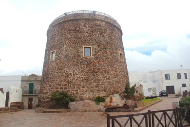 Sant'Antioco Torre on the Island of Saint Antioco. 