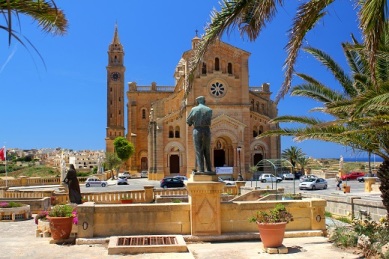The Ta' Pinu Sanctuary on Gozo. 