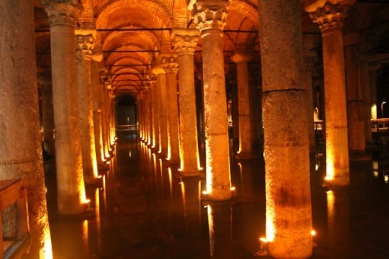 The ancient underground Cistern. 