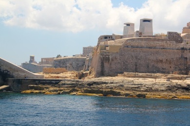 Valletta Grand Harbour entrance.