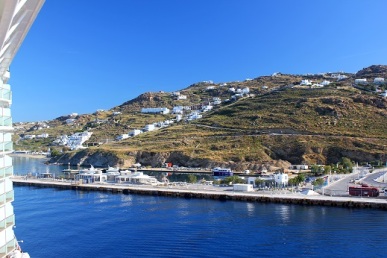 The port of Mykonos. 