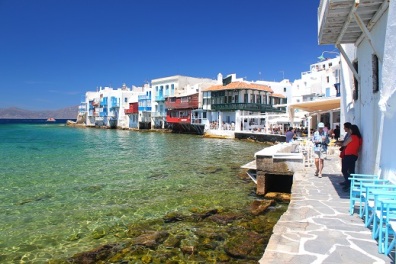Mykonos, the Greek version of Venice. 