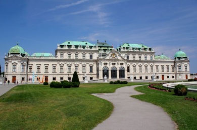 The Upper Belvedere from the front garden. 