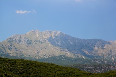 Steep peaks and deep gorges in the Vikos-Aoos National Park. 