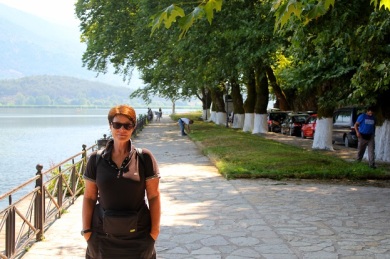 Ioannina on the lake. 