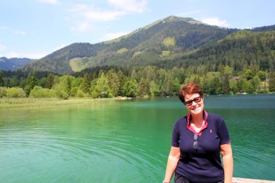 Clear fresh water lake at Mariazell. 