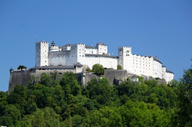 The ?? Monastery that stands above the Old town centre of Salzburg. 