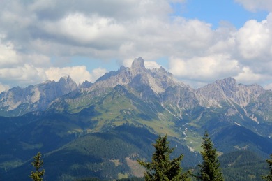 The Dachstein ??? Mountains at over 3,000 meters. 