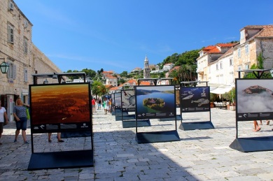 The photographic display of photos from all over Croatia. 