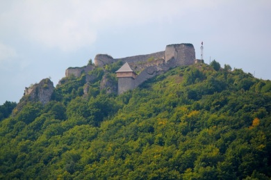 The Ostrovica Ruins above Kulen-vakuf. 